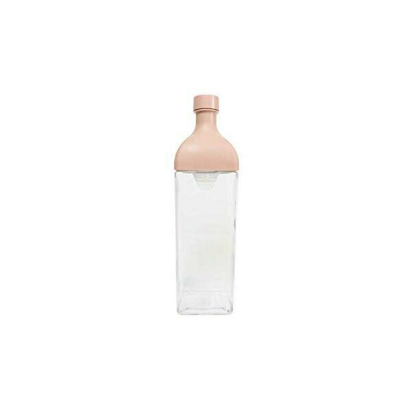 Rakuten - HARIO ハリオ カークボトル 1.2L Sピンク KAB-120 保存容器 お茶入れ お茶ポット 冷茶ポット 角型ボトル フレーバーウォーター 麦茶ポット 冷蔵庫保存 冷水筒 大容量 ドアポケット お祝い 水出し ポット フィルターイン 茶こし付き 横置き
