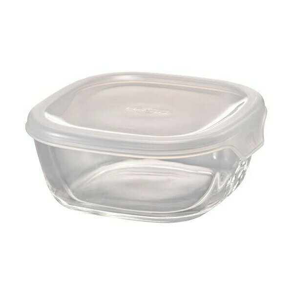 Storage Bins - 【5個セット】 HARIO ハリオ 日本製 耐熱ガラス製 保存容器・角 250ml BUONO kitchen KST-25-TW クリア