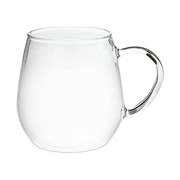 HARIO ラウンドマグ 2個セット 360ml RDM-1824 透明 食器 電子レンジ対応 贈答 景品 引出物 メッセージカード 名入れ マグカップ お返し お祝い 御礼 耐熱ガラス製 コップ カップ グラス 耐熱ガラス ガラス製 耐熱 ガラス