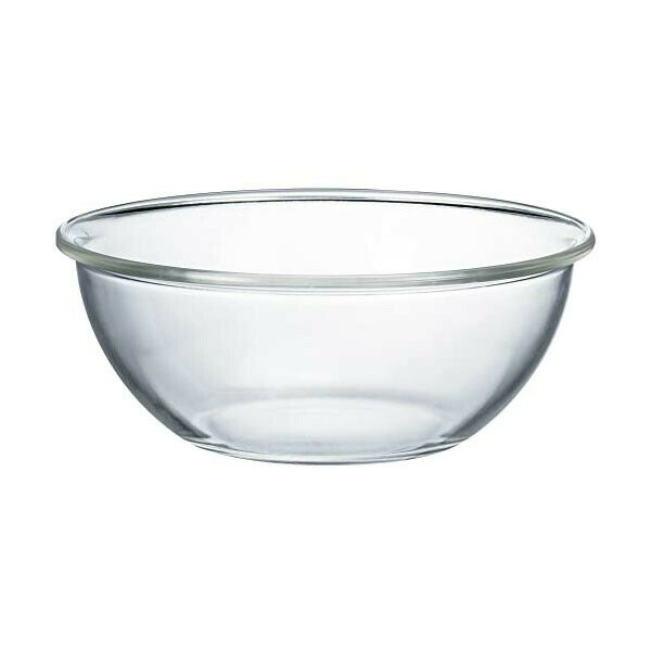 HARIO ハリオ 日本製 耐熱ガラス製 浅型 ボウル 2000ml BUONO kitchen MXPA-200-BK クリア 人気商品