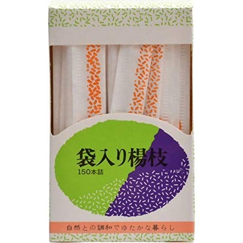 【2個セット】 まるき 袋入り楊枝 150本詰