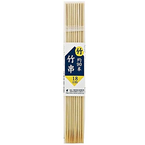 【10個セット】 まるき ナチュラルスタイル 竹串角容器入 18cm 06705 90本入り バ...