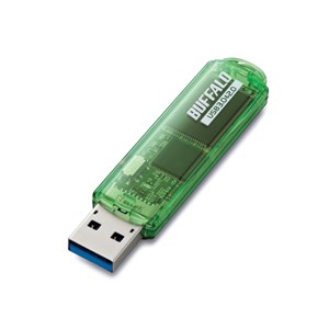 【10個セット】 バッファロー RUF3-C64GA-GR バッファローツールズ対応USB3.0用USBメモリースタンダードモデル 64GB グリーンモデル