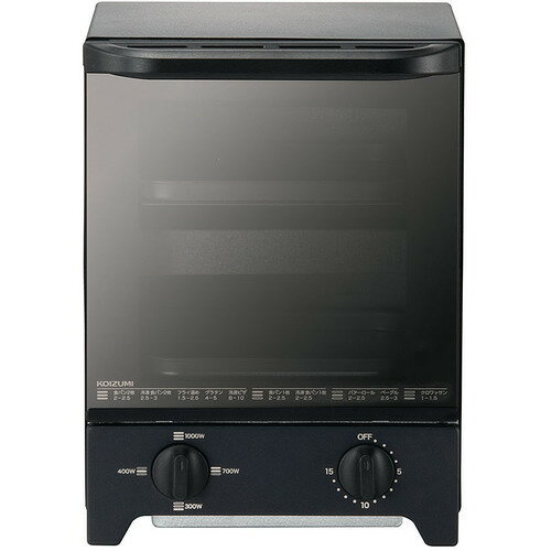 Vertical Type Toasters - コイズミ KOS1031 オーブントースター ブラック