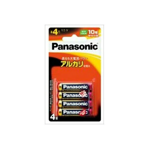 【10個セット】 LR03XJ/4B アルカリ 単4*4Pブリスタ パナソニック 乾電池 電池 防...