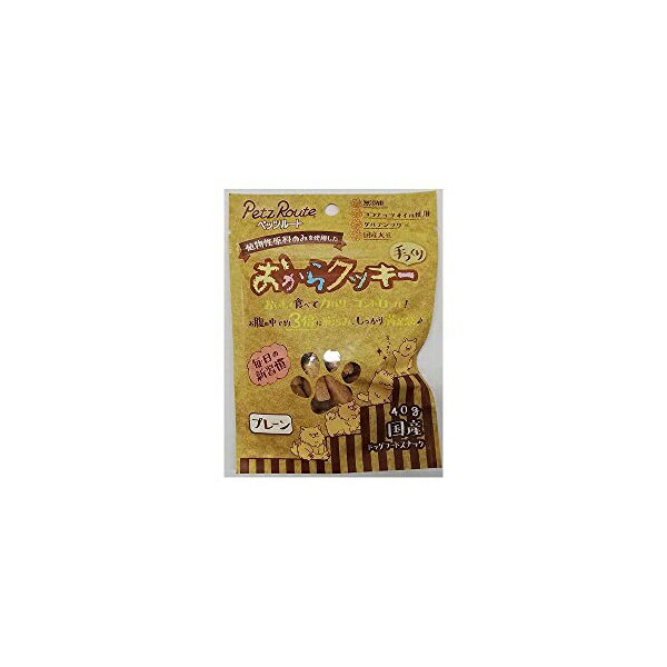 【6個セット】 ペッツルート おからクッキー プレーン 40g