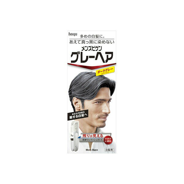 【6個セット】 メンズビゲン グレーヘア ダークグレー ホーユー ヘアカラー