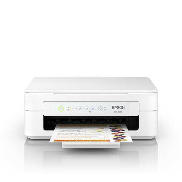 EPSON Colorio A4 컬러 잉크젯 복합기 EW-056A 4 색 (염료 3 색 + 안료 블랙) 프린트 화이트 간단 설정 카라리오 최대 용지 사이즈 인쇄 스캔 컴팩트 스캐너 기능 있음 복사 기능 있음 잉크젯 텔레 워크 용 무료 배송