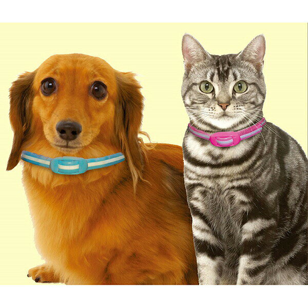 【3個セット】 アースペット 薬用 ノミ・マダニとり&蚊よけ首輪 ブルー 小型犬用 3...