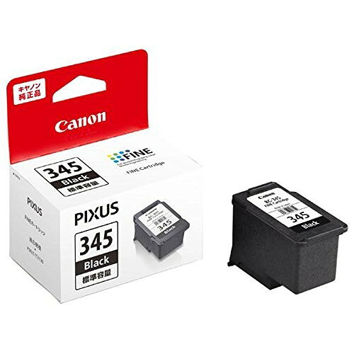 CANON FINEカートリッジ BC-345 ブラック 文具 カートリッジ インクカートリッジ 純正 小容量 つめかえ キヤノン純正インク キヤノン 標準容量 コピー用紙 ピクサス 事務 キヤノン対応 キヤノンインク インク トナー 送料無料