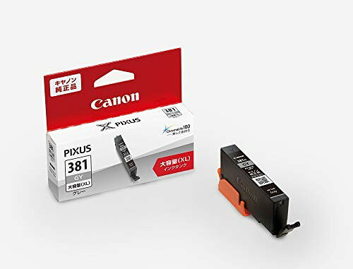 CANON キヤノン インクタンク BCI-381XL GY グレー 文具 カートリッジ インクカートリッジ 大容量 純正 キヤノン純正インク プリンターインク コピー用紙 ピクサス 純正インクタンク 事務 キヤノン対応 キヤノンインク インク 送料無料