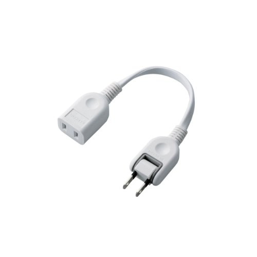 エレコム T-ADR1WH ELECOM 電源タップ 0.1m ACアダプタ用電源延長コード 1個口 スイングプラグ ホワイト 電源ケーブル 延長コード 配線 整理 延長ケーブル 電源延長コード ケーブル 送料無料
