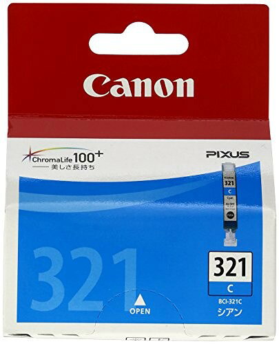【6個セット】 キヤノン インクカートリッジ BCI-321C シアン 純正 CANON BCI 321C PIXUS MP対応 プリンター用インク
