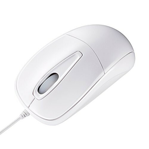 Usb Connector - 【6個セット】 サンワサプライ 静音マウス ( ホワイト ) 光学式 マウス 有線 有線マウス 中型 光学センサー方式 メーカー保証 静音 送料無料