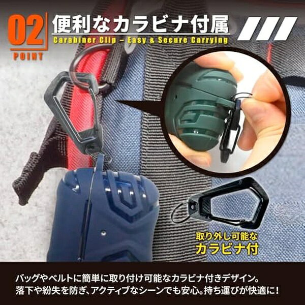 シズカウィル AirPods 3 ケース カバー カラビナ付 TPU 高耐衝撃 C02 クリムゾン s...