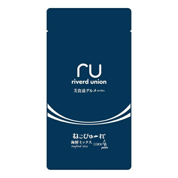 乐天商城 - 【3個セット】 リバードコーポレーション 美食通グルメseries ねこぴゅ〜れ 海鮮ミックス 4本