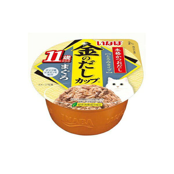 Other Wet Food - 【6個セット】 いなばペットフード 金のだし カップ 11歳からのまぐろ 70g IMC-143