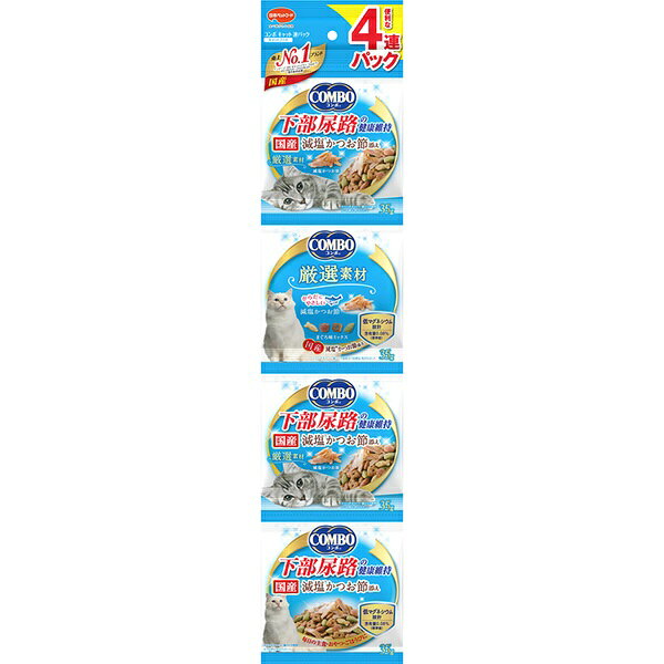 乐天商城 - 【10個セット】 日本ペットフード コンボ キャット 連パック 猫下部尿路の健康維持 140g (35g×4連)