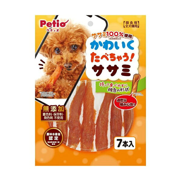 【6個セット】 ペティオ かわいくたべちゃう！ササミ 7本入