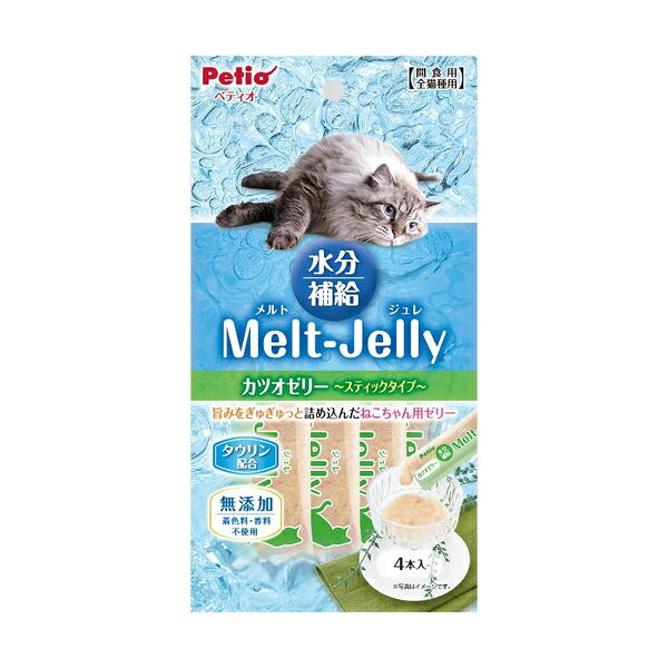 乐天商城 - ペティオ メルトジュレ 水分補給 カツオゼリー スティックタイプ 4本入