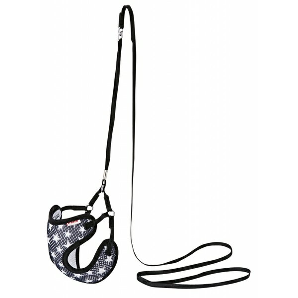Harness Leash - 【10個セット】 ペティオ ARFashion スターベストハーネスリード SS ブラック