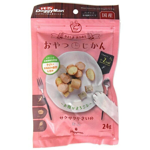【6個セット】 ドギーマンハヤシ おやつじかん サクサクやさいのおふ 24g