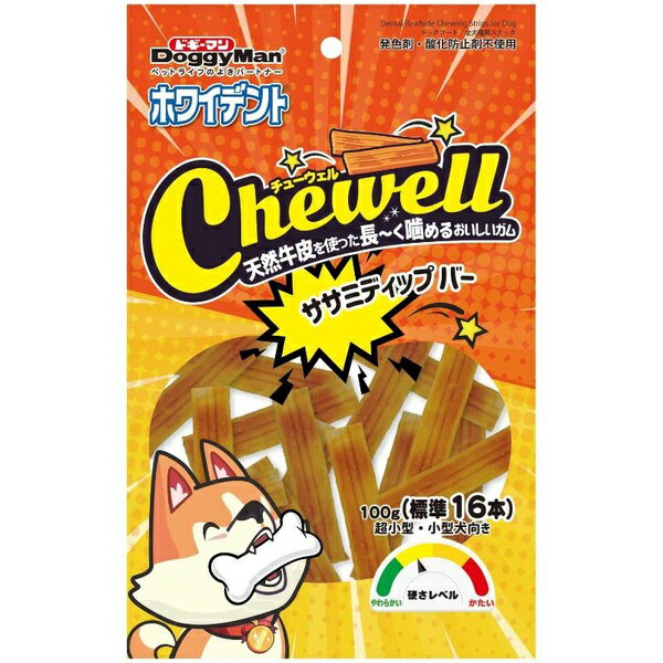 Ball Shape - ドギーマンハヤシ ホワイデント Chewell ササミディップバー 100g