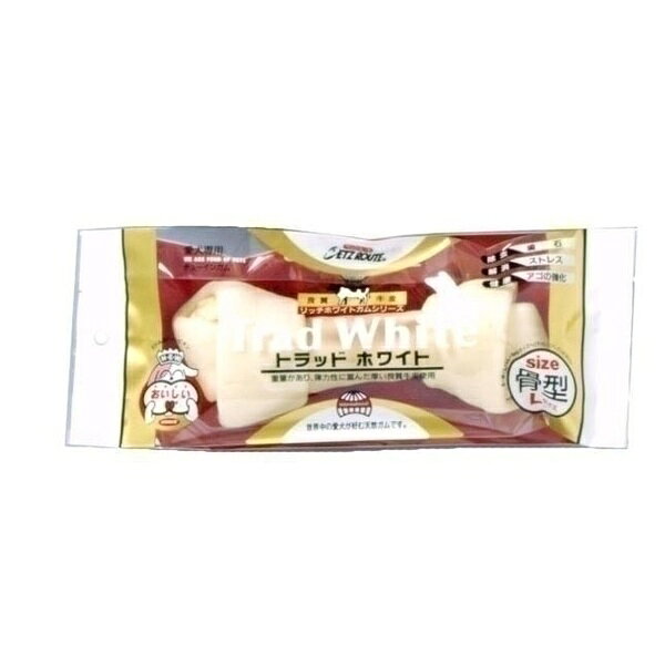 Chewing Gums - 【5個セット】 ペッツルート トラッドホワイトガム 骨型 L 1本