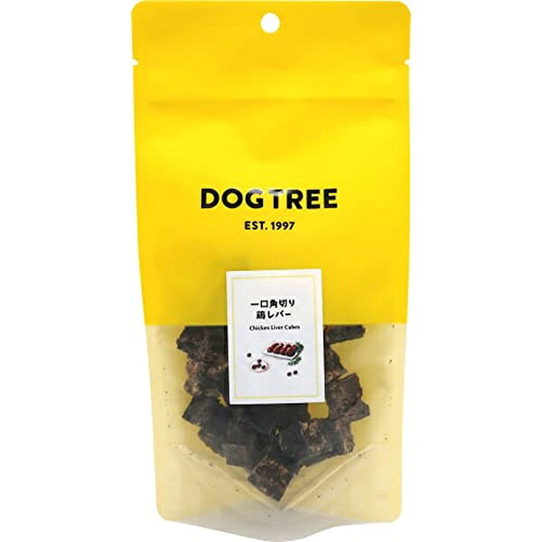 【3個セット】 DOGTREE レバー ジャーキー 一口 角切り おやつ ドッグ 犬用 天然 ...