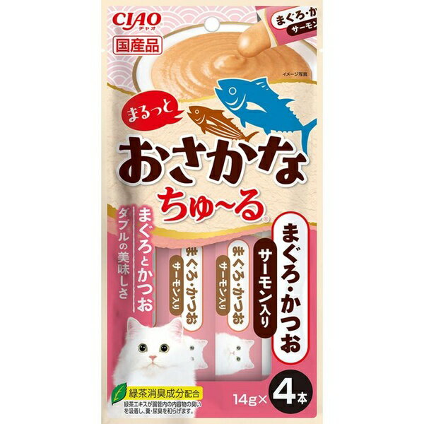 乐天商城 - いなば CIAOおさかなちゅーる サーモン 14g×4P