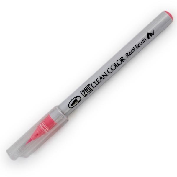 Rakuten - 【10個セット】 呉竹 クリーンカラーリアルブラッシュ003 蛍光ピンク RB-6000AT-003