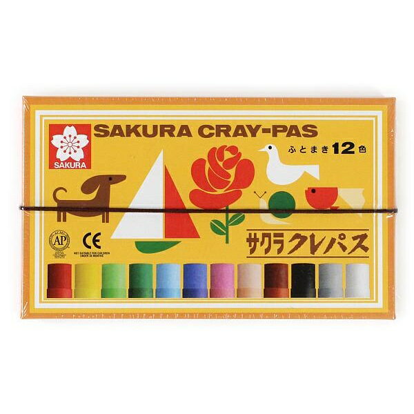 蜡笔 - 【6個セット】 サクラクレパス クレパス 12色 LP12R