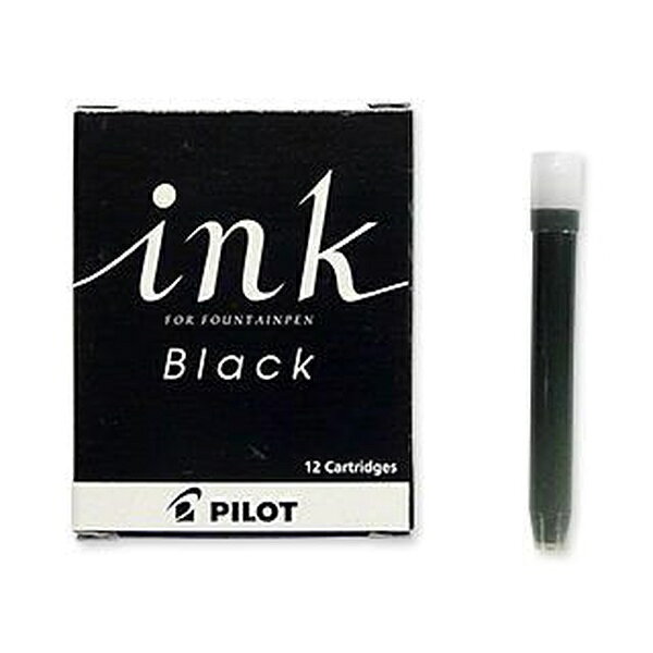 【6個セット】 パイロット 万年筆用インクカートリッジ IRF-12S-B ブラック 純正 PILOT IRF12SB インク カートリッジ 水性インク 互換