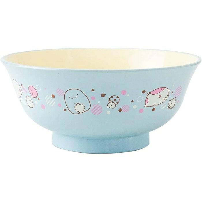 【50個セット】 すみっこぐらし どんぶり SG21-03 ブルー キッズ 食洗機対応 電子レンジ対応 サンエックス プラスチック食器 子供用 ラーメン丼 キャラクター食器 かわいい プレート