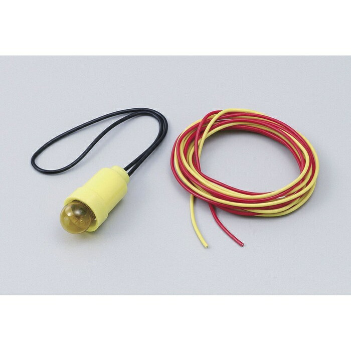 仕様■口金：E10■豆球(2.5V 0.5A)付■リード線(1m)2本付■ソケット色：青色・赤色・黄色・透明の4色　　　　　　　※色は選べません