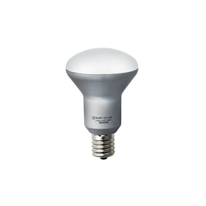 【10個セット】 エルパ(ELPA) LED電球 ミニレフ球形 E17 電球色 LDR4L-H-E17-G611