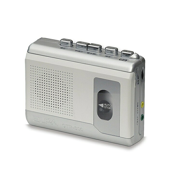 【3個セット】 エルパ(ELPA) カセットテープレコーダー 録音 再生 CTR-300