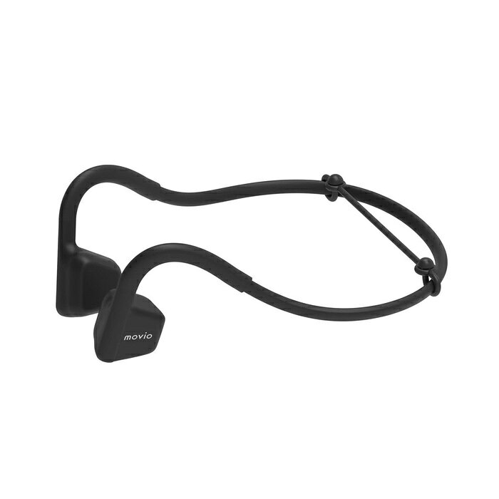 NAGAOKA 骨伝導 ワイヤレスイヤホン M315BONEBK ブラック 軽量 Bluetooth IPX5 movio ACTIBONE2 M315 オープンイヤー 開放型イヤホン ハンズフリー 通話 スポーツ 家電 AV機器