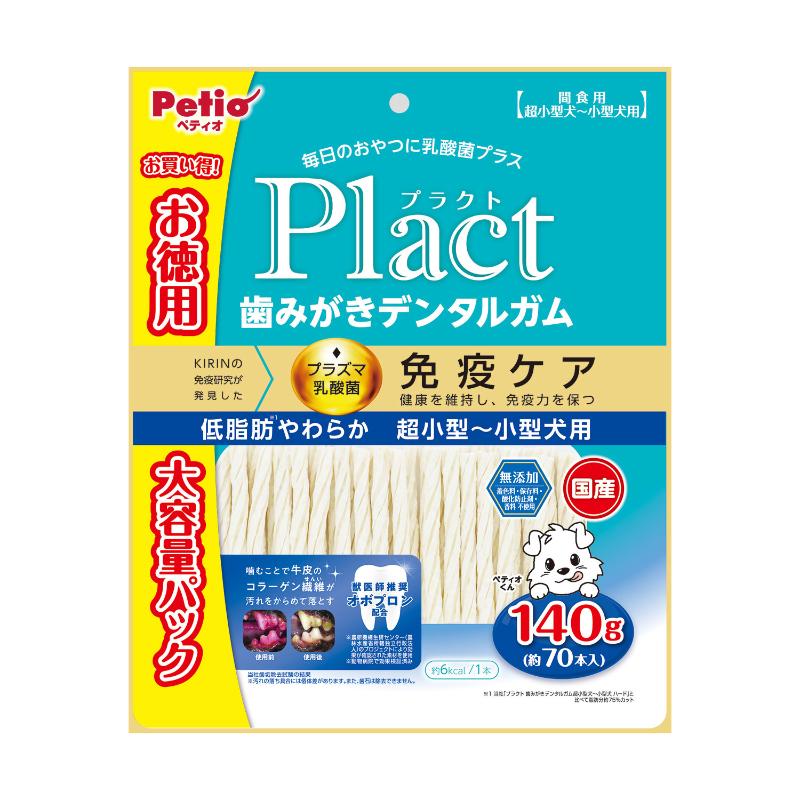 ペティオ プラクト デンタル ドッグ おやつ 140g 犬用 歯みがき Petio Plact 乳酸菌配合 ドッグフード 間食