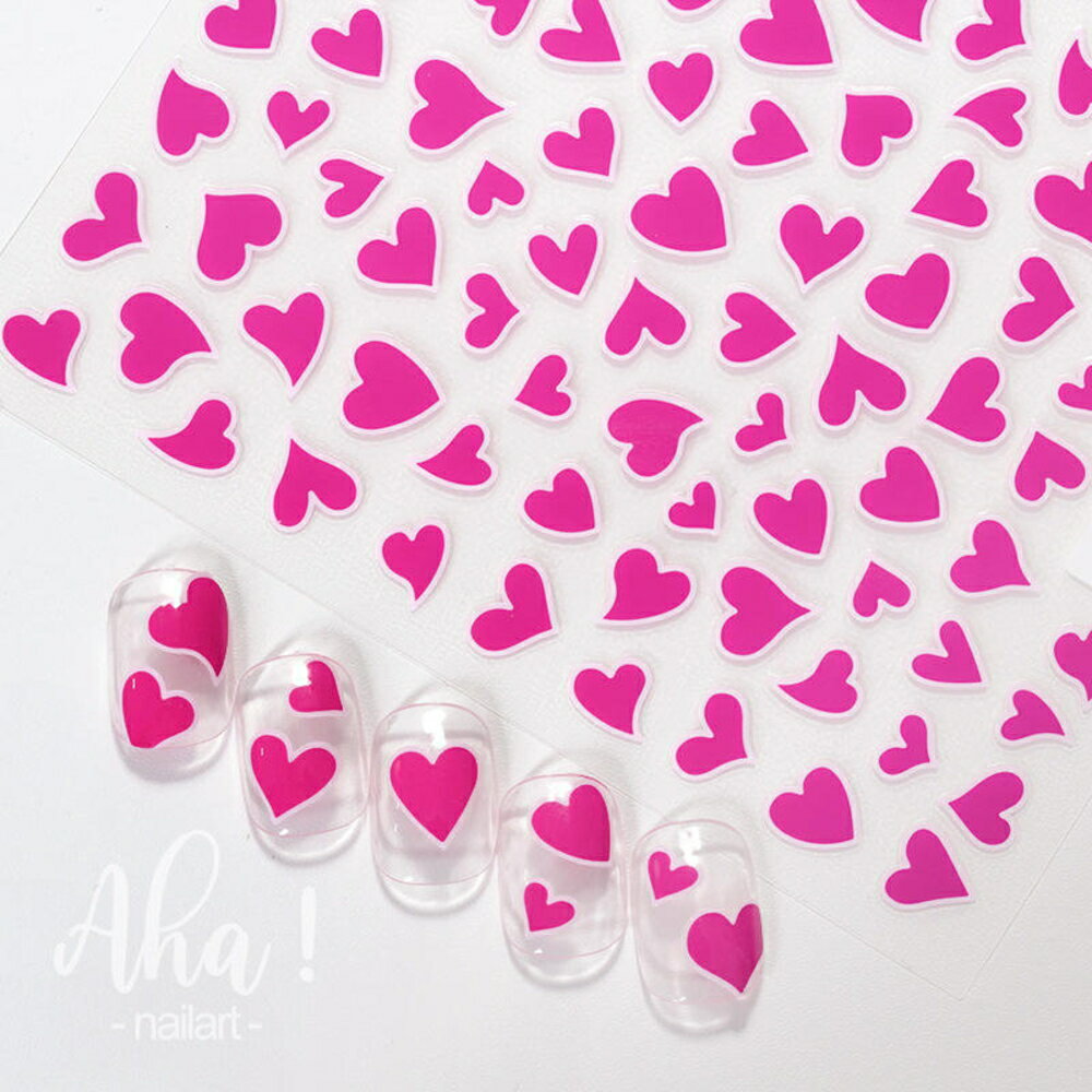 AHA［ LALONA ］ハートシール 44 ( 2種 ) ネイルシール/ジェルネイル/韓国スタイルシリーズ/簡単ネイル..