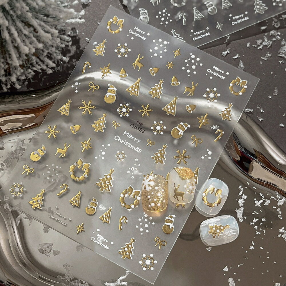 ラローナ［ LALONA ］クリスマスネイルシール ( YT6588/9 ) ジェルネイル/ネイル/ネイルアート/ホログ..