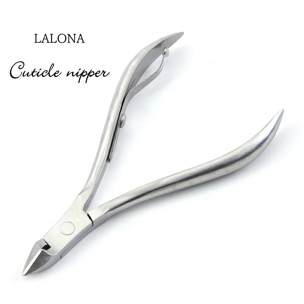 ラローナ[LALONA]キューティクルニッパー( 刃先10mm ) ( シルバー )ネイル/甘皮処理/ジェルネイル/プレ..