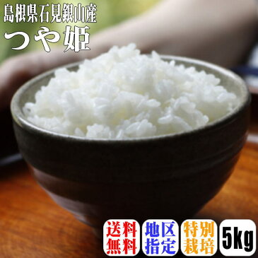 【送料無料】【令和1年産】【世界遺産米】【特別栽培米】島根県石見銀山つや姫 5kg ※北海道・沖縄県・離島は別途送料 満天☆青空レストラン つや姫 島根県産つや姫