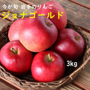季節限定 岩手のりんご ジョナゴールド 3kg 熊谷果樹園