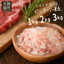 岩塩 ヒマラヤ岩塩 食用 ピンクソルト 小粒 1kg 2kg 3kg 【送料無料】HACCP管理 BRC認証 ハラール認証 ピンク岩塩 調味料 バーベキュー BBQ 肉 海鮮 天然 天然塩 無添加 塩 しお