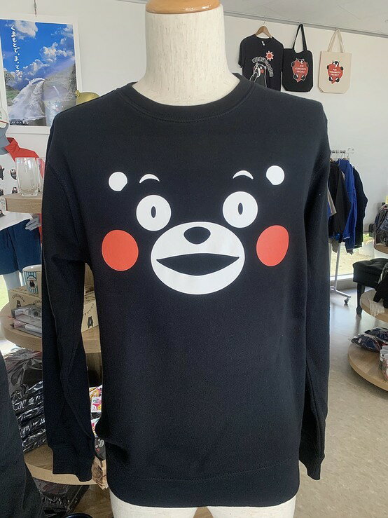 くまモン/NEW!!SWEAT FACE KUMAMON/COUPLE/カップルにてかわいい！！/トレーナーくまモンお顔/ゆるキャラ/限定/送料無料