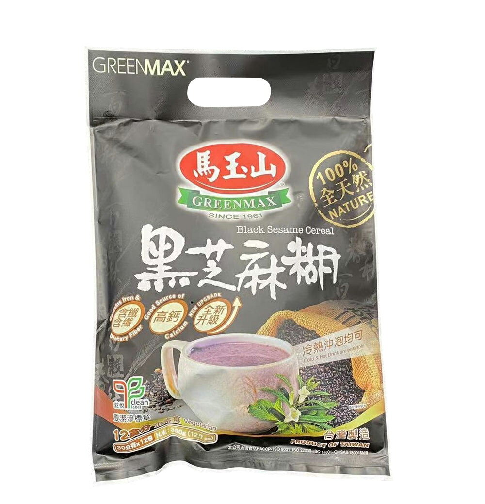 黒胡麻ムース 30g×12袋 台湾産 無添加 天然食品