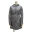 モンクレール バルベル ダウンコート グレー 4931299 レディース (XXS～XS位) ロングダウンジャケット MONCLER【中古】