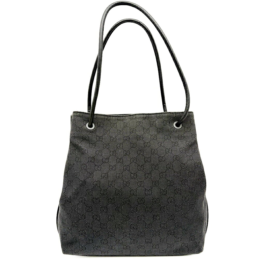 グッチ GUCCI バッグ 中古 ショルダーバッグ 肩掛け トートバッグ GGキャンバス 101341 ブラック 軽量