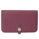 エルメス HERMES ドゴン GM ドゴンGM 長財布 トゴ トスカ ドゴンGM シルバー金具(4)